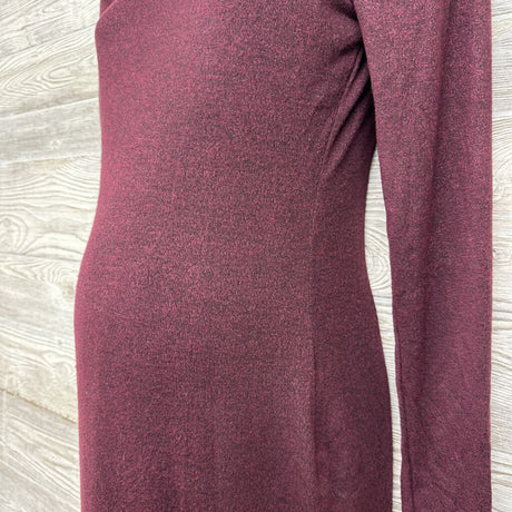 LS Bodycon Dress Puff Sleeves Small