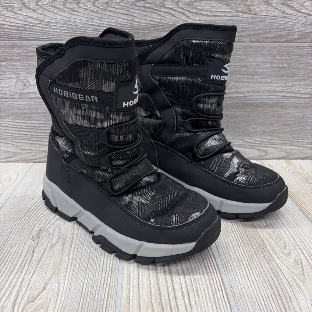Camo Velcro Snow Boots 2y