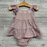 Tank Sunsuit Dress Flowers 12m
