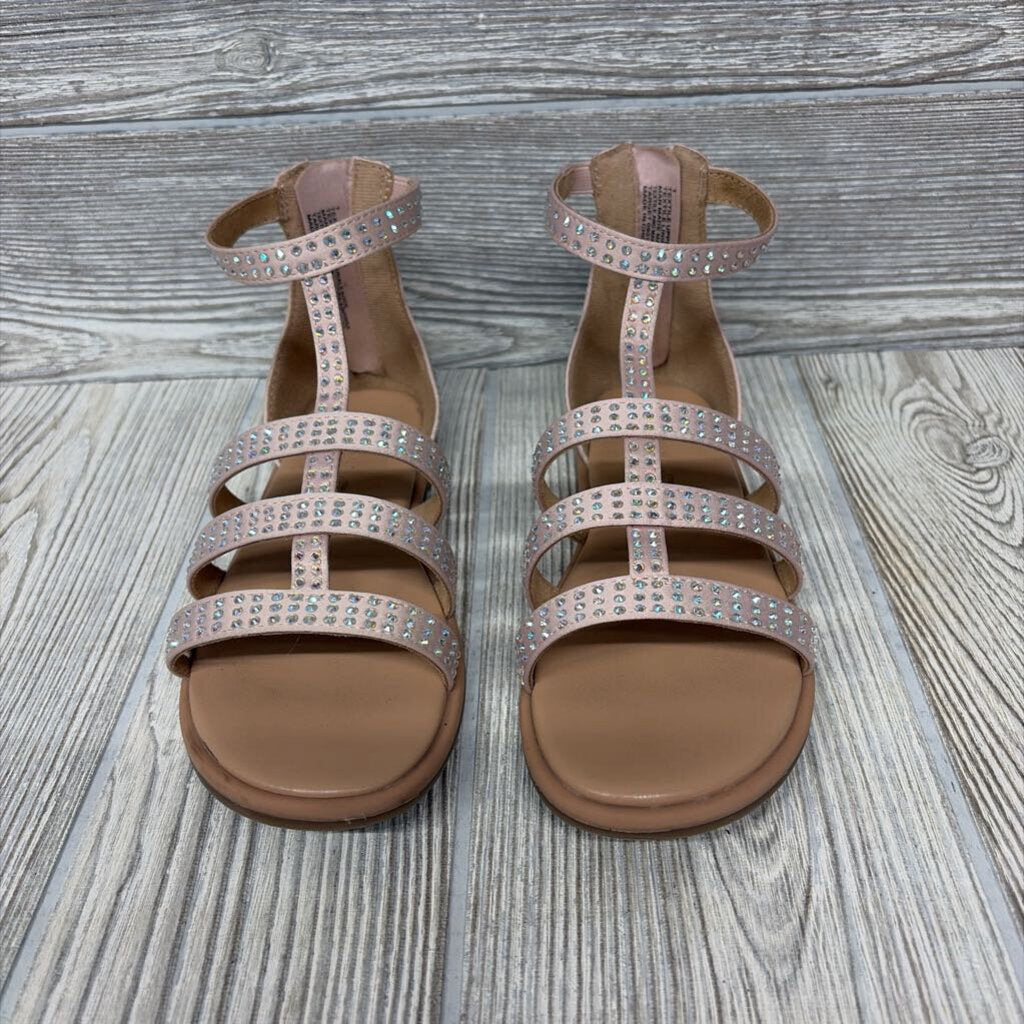 Rhinestone Strap Sandals 1y