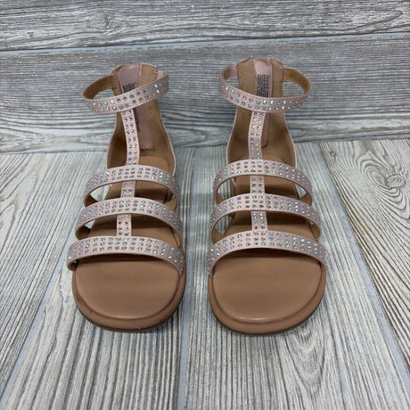 Rhinestone Strap Sandals 1y