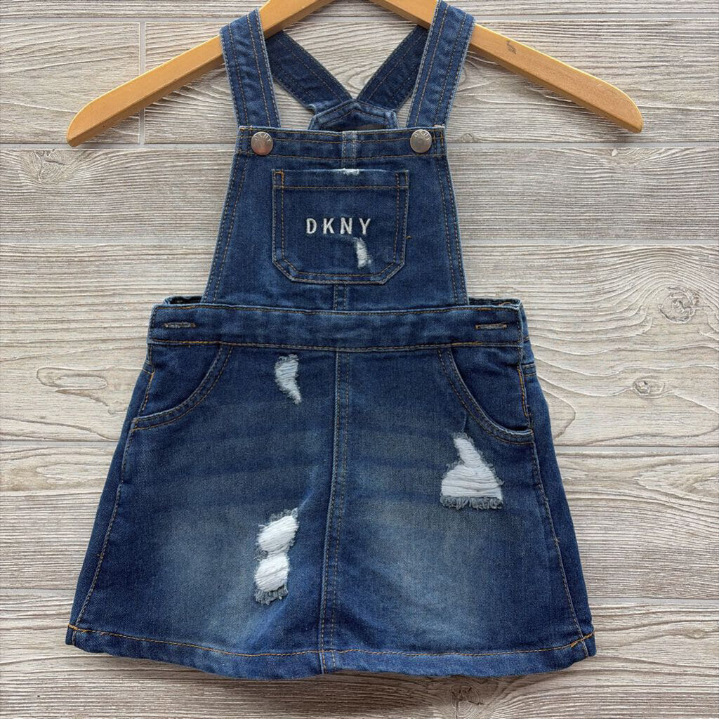 Denim Jumper Logo 4t