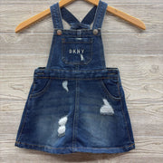 Denim Jumper Logo 4t