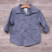 NEW Button Up Shirt Trees 4t