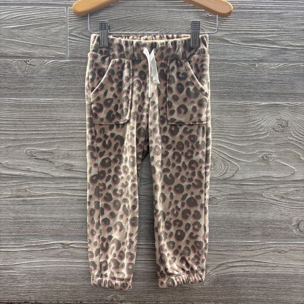 Plush Sweatpants Animal Print 2t