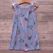 Flutter Sleeve PJ Gown Mermaids 3t