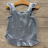 Button Up Flutter Sleeve Shirt & Skort Flowers 2t