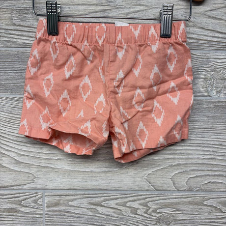 Peplum Shirt & Shorts Printed Keyhole Back 2t