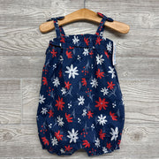NEW Tank Romper Flowers Bow Straps 18m