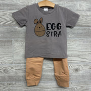NEW Shirt & Joggers Eggstra 6-12m