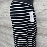 NEW Tube Midi Skirt Stripes XS