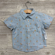 NEW SS Button Up Oxford Shirt 2t