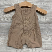 Tank Henley Shorty Romper Palm Trees nb