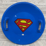 Plastic Superman Downhill Pro Saucer Sled