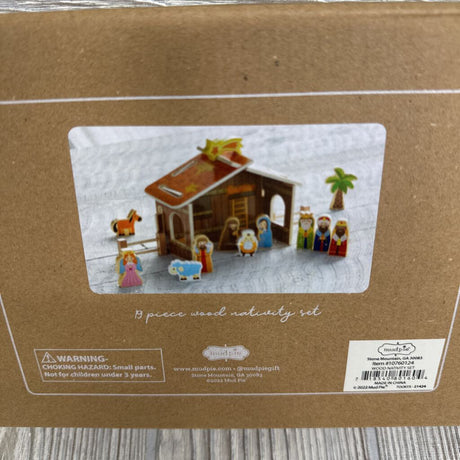 NEW Wooden Nativity Set