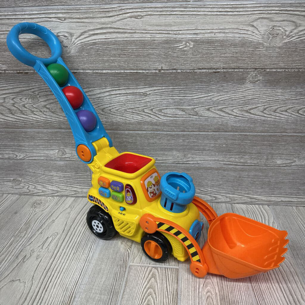 Pop-A-Balls Push & Pop Bulldozer
