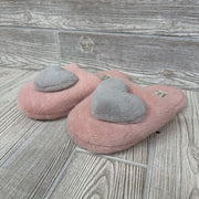 Slippers Plush Heart 13-1y