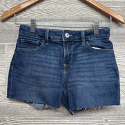 Raw Hem Denim Shorts 12