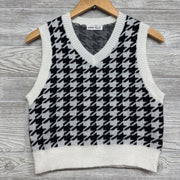 Sweater Vest Hounds Tooth 11-12