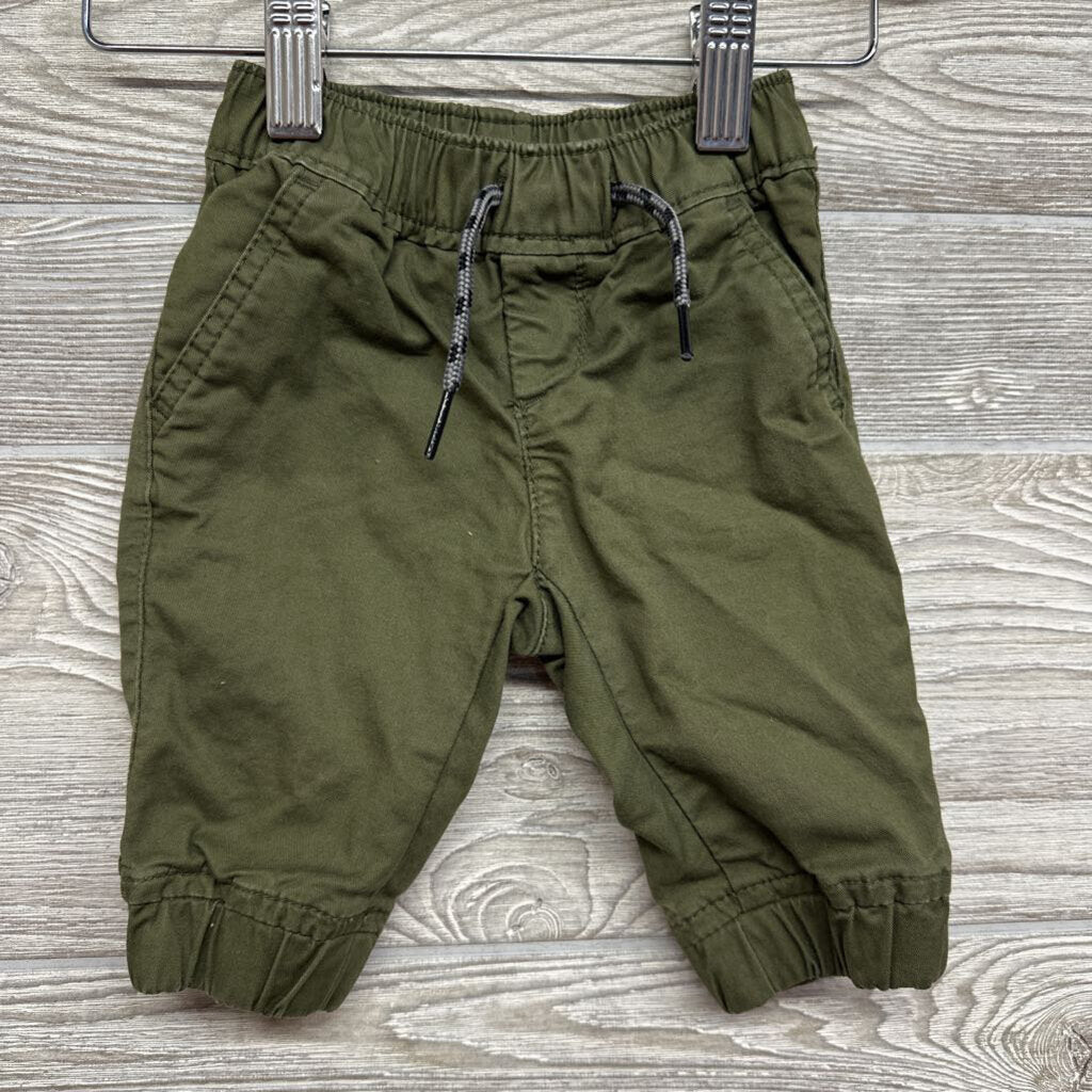 Drawstring Pull On Jogger Pants 0-3M