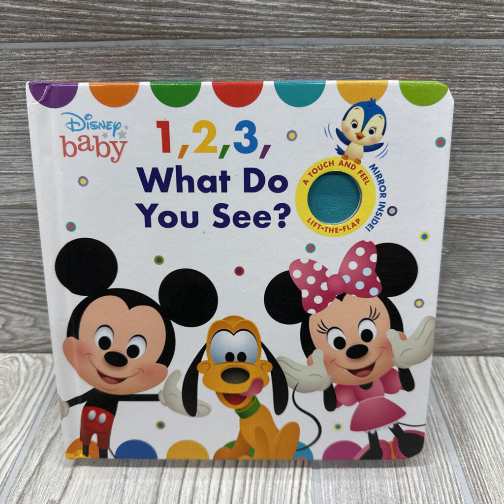 1,2,3 What Do You See Disney Hardcover Book