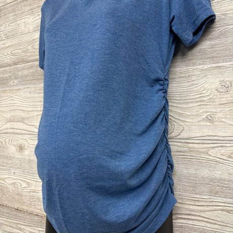 Ruched V Neck Shirt Med