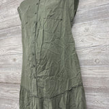 NEW Button Up Dress W/ Pockets Small