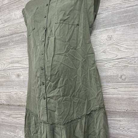NEW Button Up Dress W/ Pockets Small