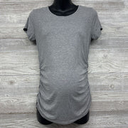 Ruched Ribbed Shirt Med