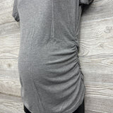 Ruched Ribbed Shirt Med