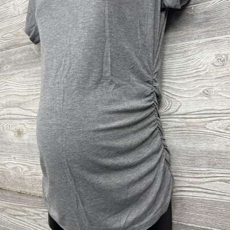 Ruched Ribbed Shirt Med