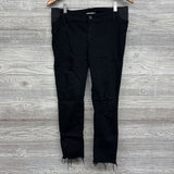 Side Panel Skinny Jeans Frayed 2/XS