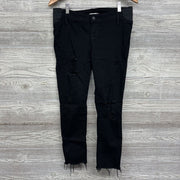 Side Panel Skinny Jeans Frayed 2/XS