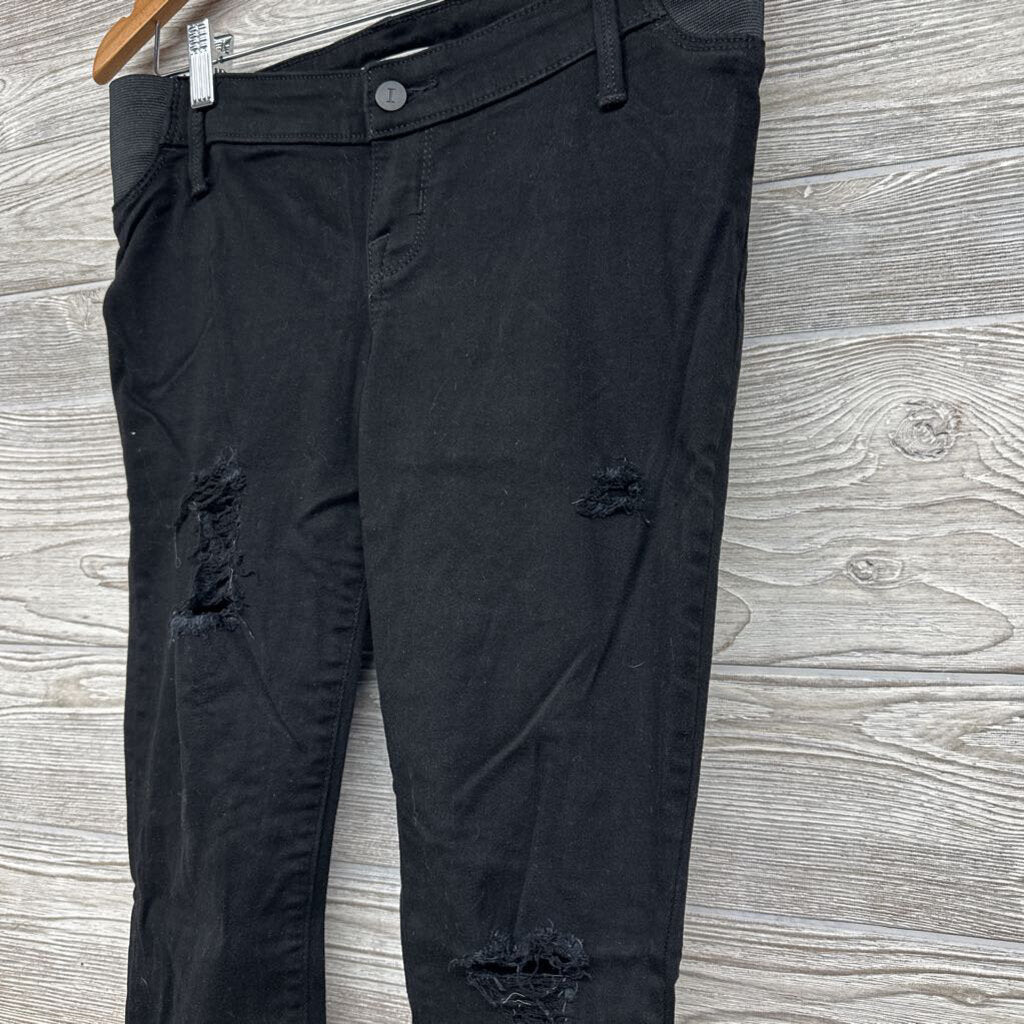 Side Panel Skinny Jeans Frayed 2/XS