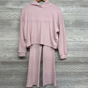 CozePlush Hoodie & NEW Flare Pants Ribbed 10-12