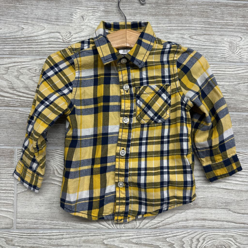 Plaid Button Up Shirt 18M