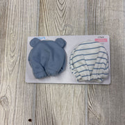 NEW 2 Pk No Scratch Mittens Stripes Solid