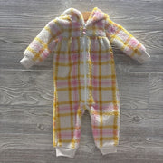 1 Pc LS Plaid Sherpa Outfit 6m