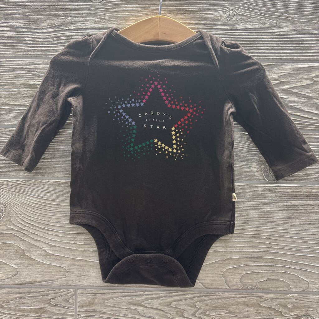LS Bodysuit Daddy's Little Star 3-6m
