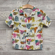 Button Up Shirt Tigers 4t