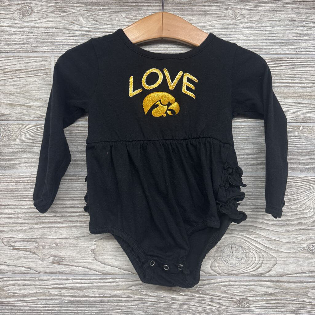 LS Romper Ruffle Butt IA 6-12m