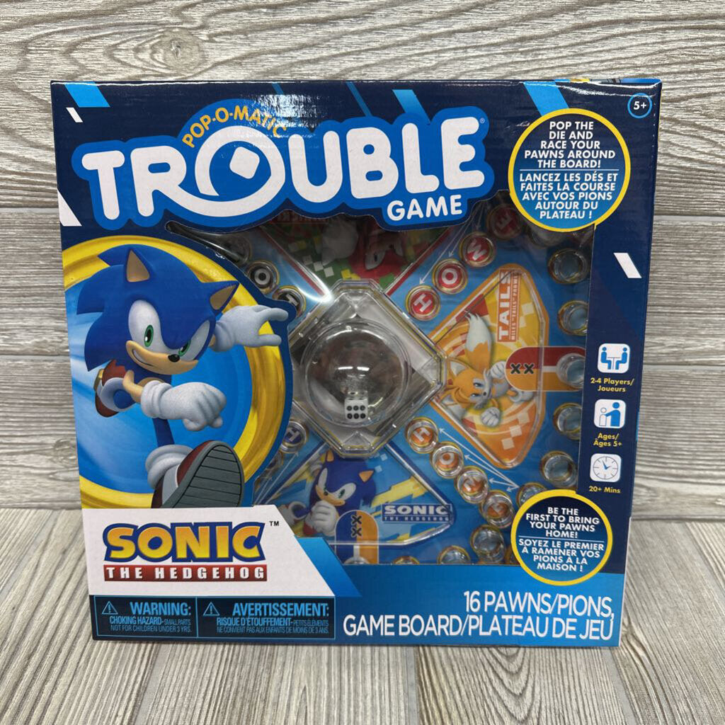 Sonic The Hedgehog Trouble Game