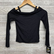 NEW LS Off Shoulder Ribbed Shirt 6-7