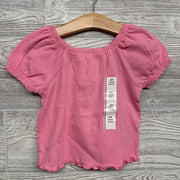 NEW Textured Shirt Lettuce Trim 3t