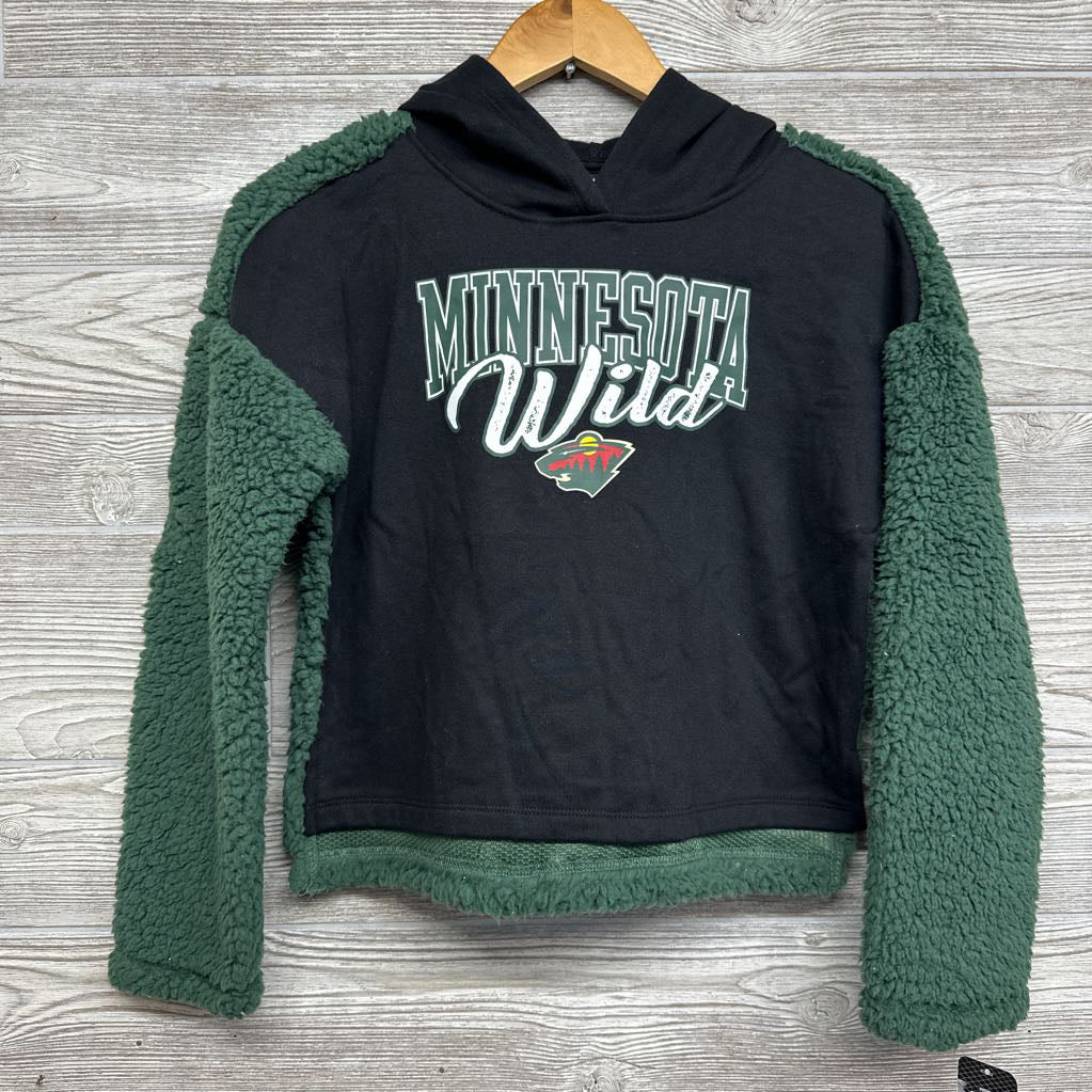 NEW Hooded Sherpa Sweatshirt Minnesota Wild 10-12