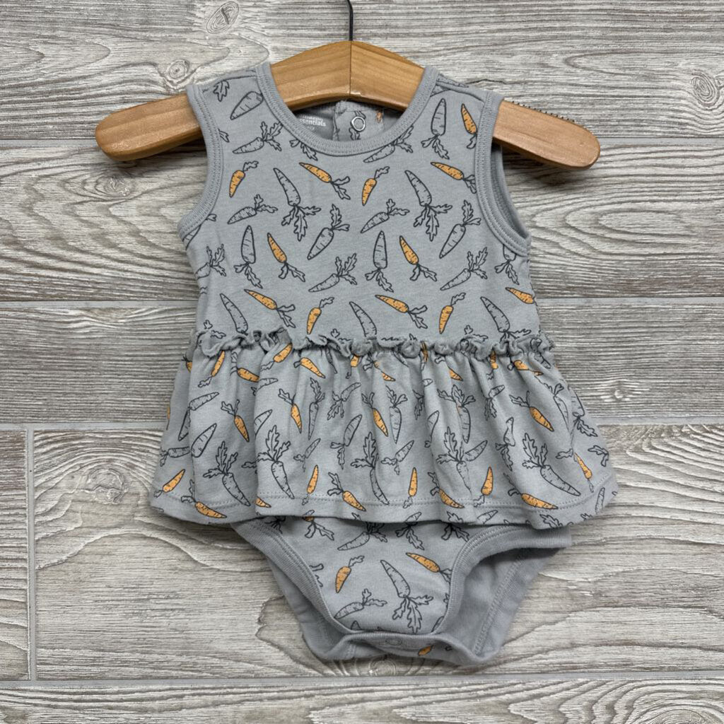 Tank Skirted Bodysuit Carrots 9m