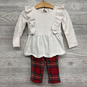 Tunic Sweater & Plaid Leggings 18m