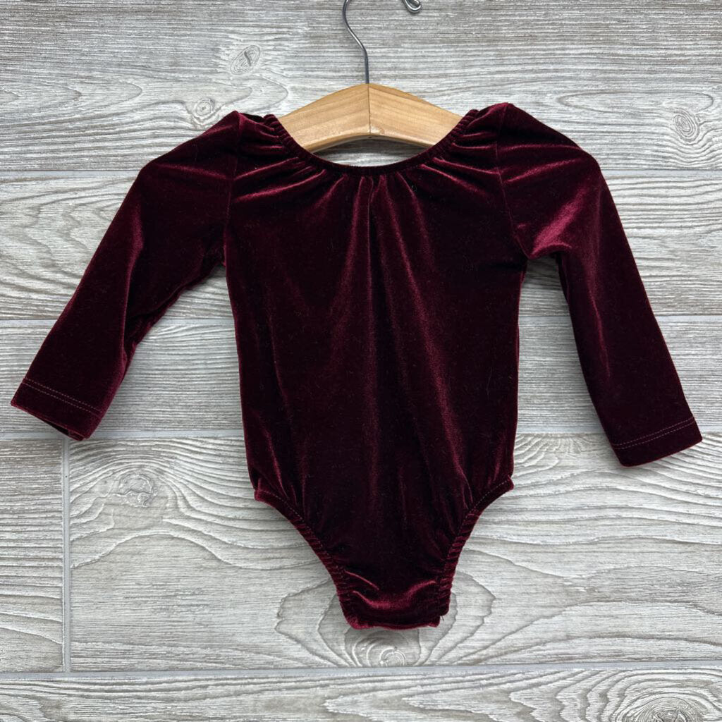 Crushed Velvet LS Bodysuit 6-9M