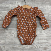 Bodysuit Flowers Ruffle Shoulder 9M