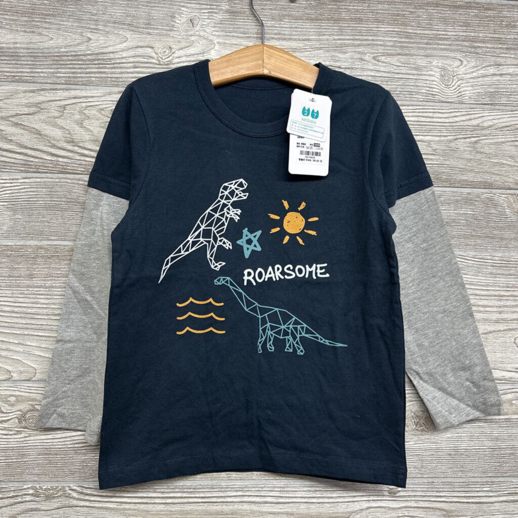 NEW LS Shirt Dinosaur Roarsome 4